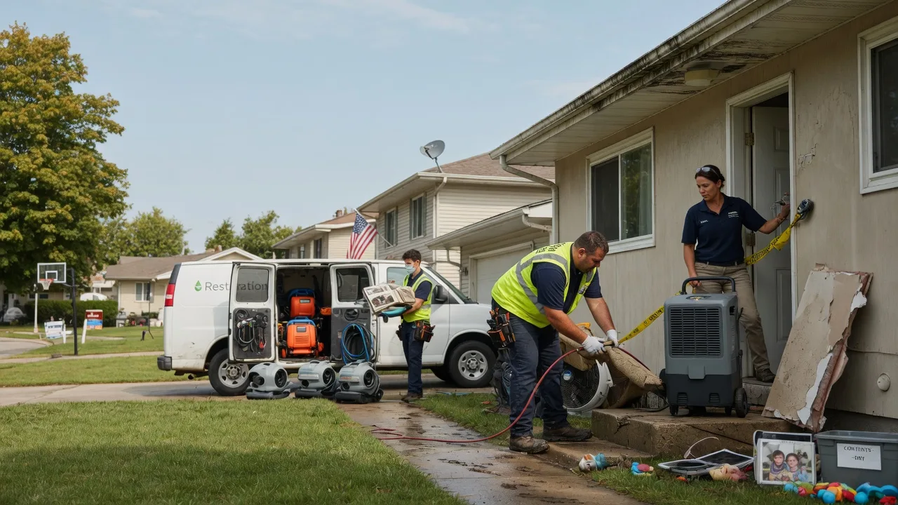 Water Damage Restoration in Minonk, IL near me